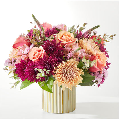 Berry Cobbler Bouquet with Ivory Vase – AMCS FLOWERS & PERSONAL SERVICES LLC, Chesapeake VA