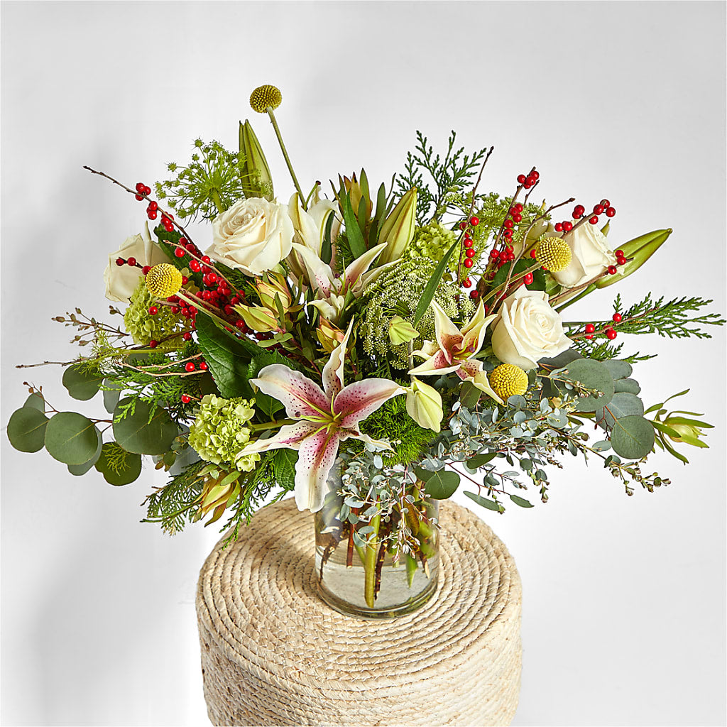 Berry & Bright Bouquet – AMCS FLOWERS & PERSONAL SERVICES LLC, Chesapeake VA