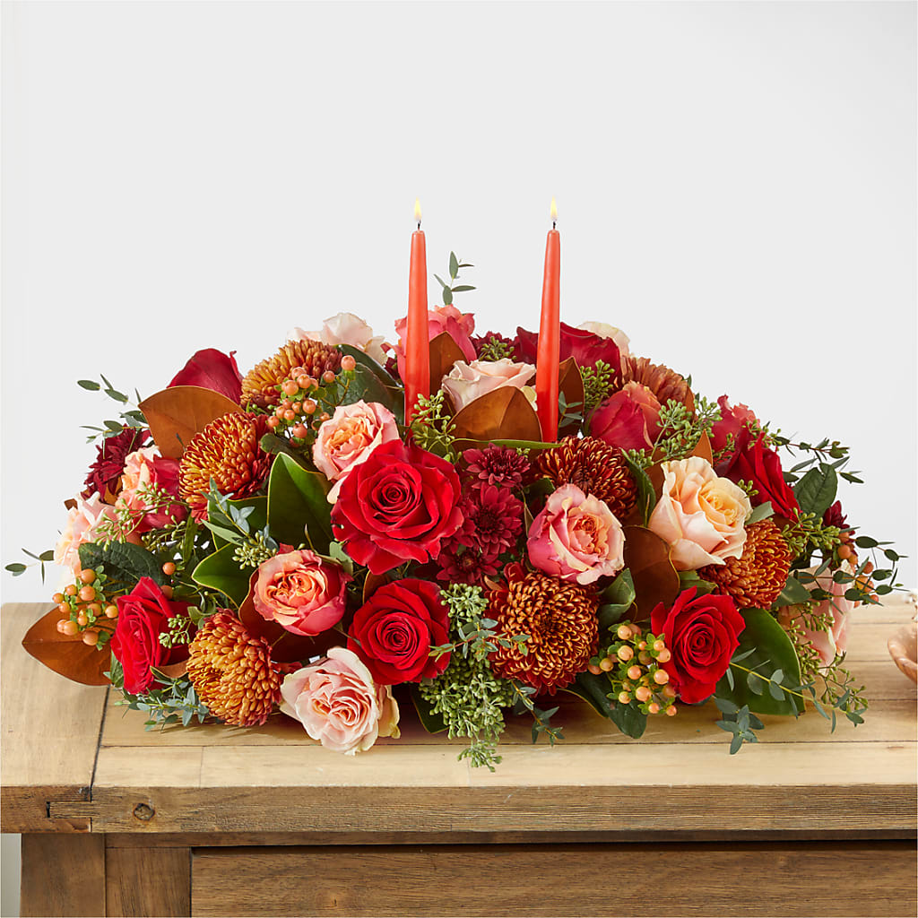 Gather Near Centerpiece – AMCS FLOWERS & PERSONAL SERVICES LLC, Chesapeake VA