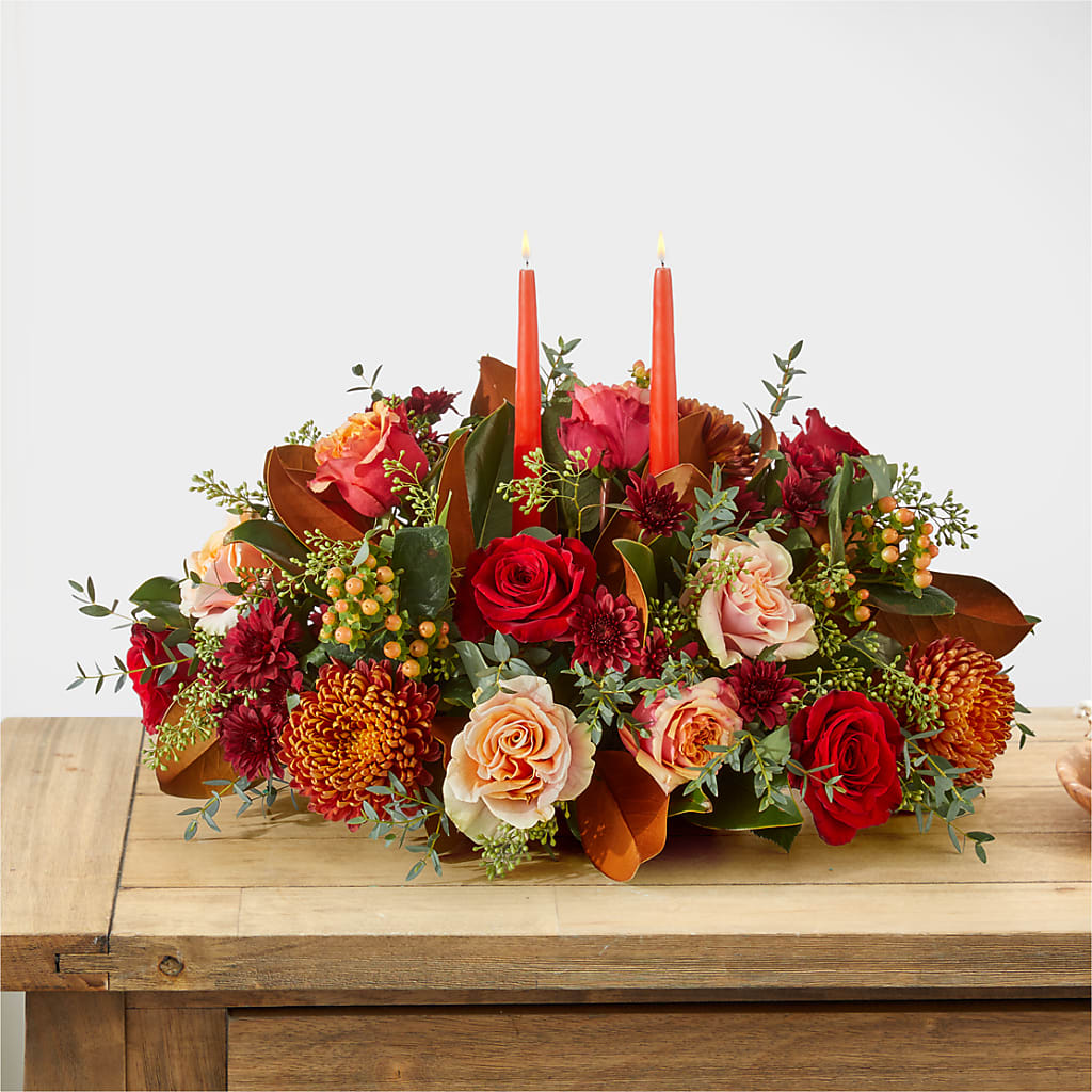 Gather Near Centerpiece – AMCS FLOWERS & PERSONAL SERVICES LLC, Chesapeake VA