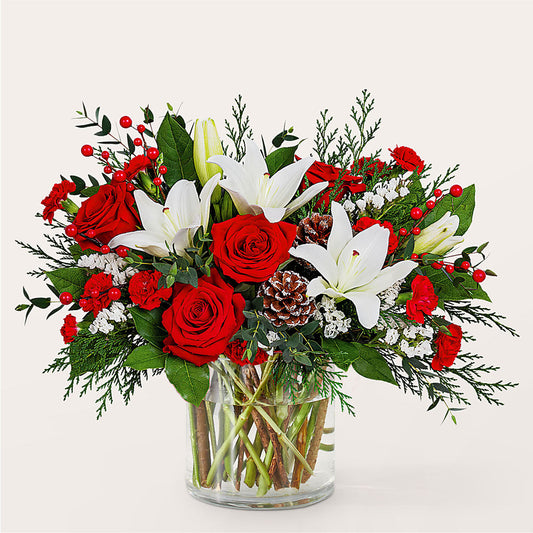 Best in Snow Bouquet – AMCS FLOWERS & PERSONAL SERVICES LLC, Chesapeake VA