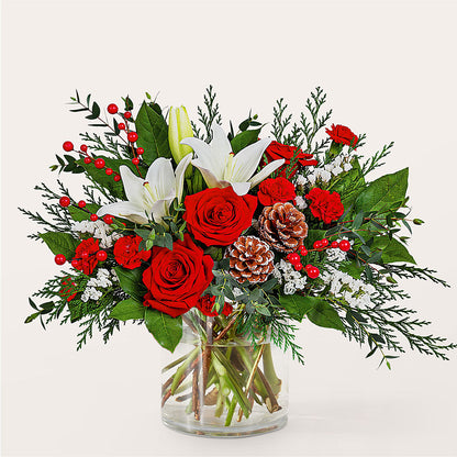 Best in Snow Bouquet – AMCS FLOWERS & PERSONAL SERVICES LLC, Chesapeake VA