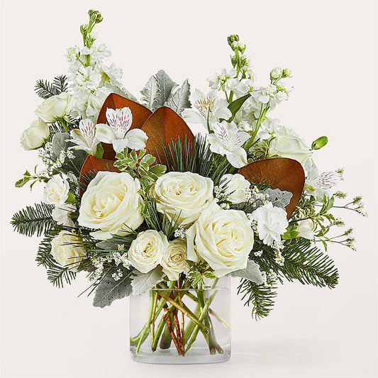 Fresh Snowfall Bouquet – AMCS FLOWERS & PERSONAL SERVICES LLC, Chesapeake VA
