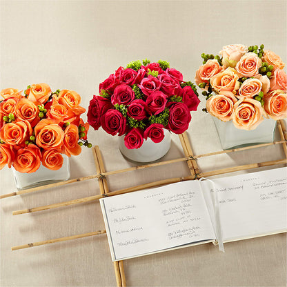 Dawn Rose Centerpiece – AMCS FLOWERS & PERSONAL SERVICES LLC, Chesapeake VA