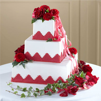 Forever Happiness Cake Decor – AMCS FLOWERS & PERSONAL SERVICES LLC, Chesapeake VA