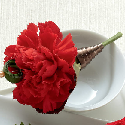 Red Carnation Boutonniere – AMCS FLOWERS & PERSONAL SERVICES LLC, Chesapeake VA